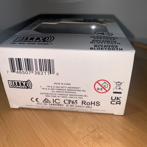 Star Wars Mandalorian Baby Yoda w/ Snack The Child Grogu Bluetooth Bitty Boomers - Picture 4 of 4